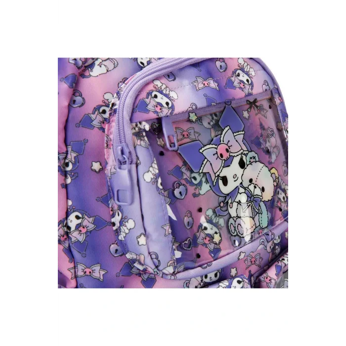 Desenli Mor Okul Çantası 3394