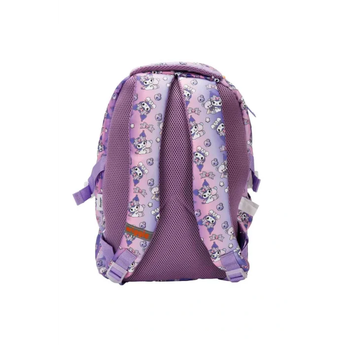 Desenli Mor Okul Çantası 3394
