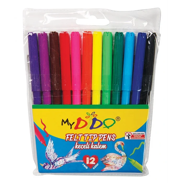 SÜDOR MYDİDO KEÇELİ KALEM 12 RENK
