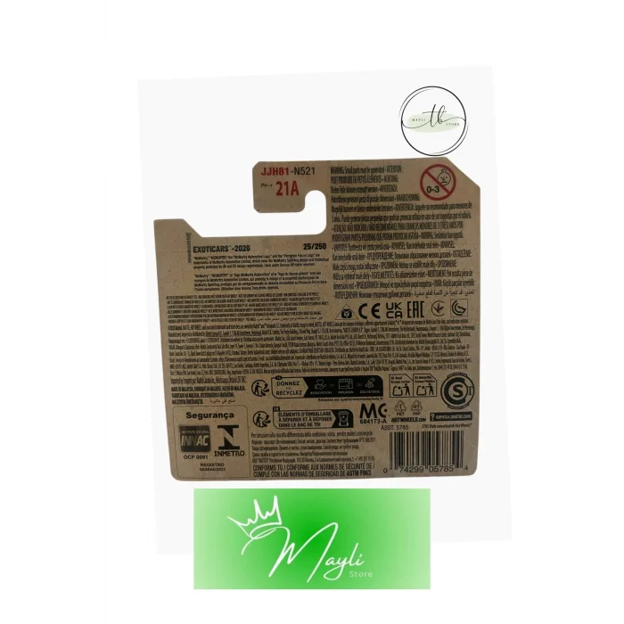 Exoticars McMurtry Speirling 1/64 ölçek 25/250 JJH81-N521 2026