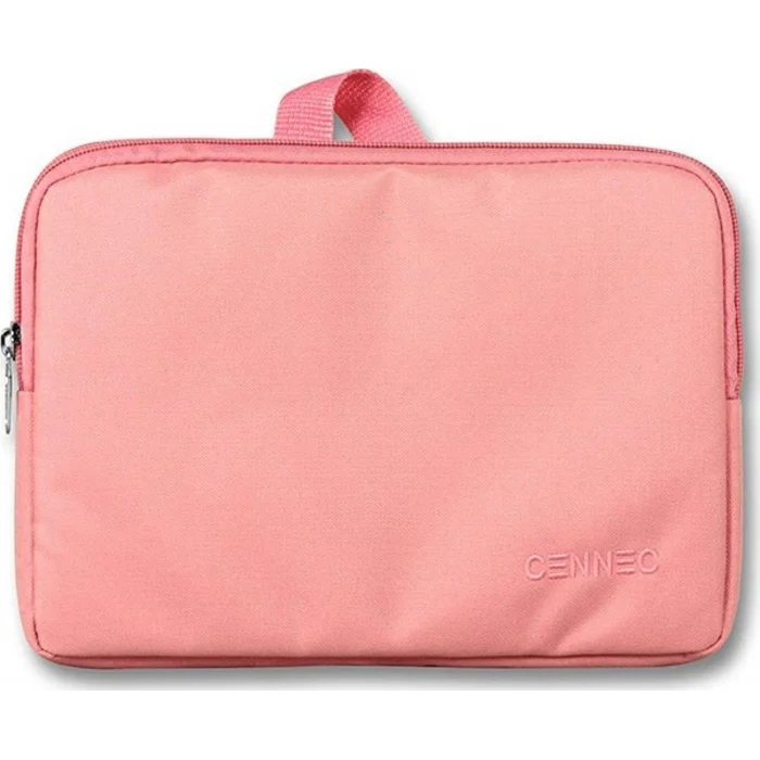 Cennec Yatay Kadın Pembe Tablet Çantası (Maksimum 10,9 inç Tabletler İçin Uygun)