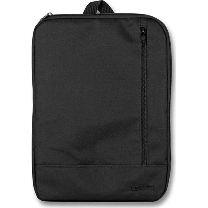 Cennec Dikey Siyah Erkek Tablet Çantası - Maksimum 10,9 inç İçin Uyumlu