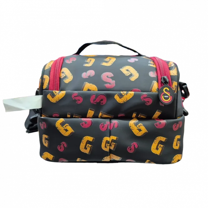 GALATASARAY GS YAZI DETAYLI SUNİ DERİ BESLENME ÇANTASI