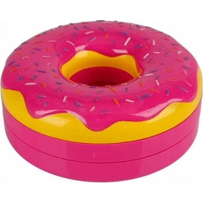 2596 Donut Şekilli 2 Katlı Makyaj Güzellik Seti -sunman