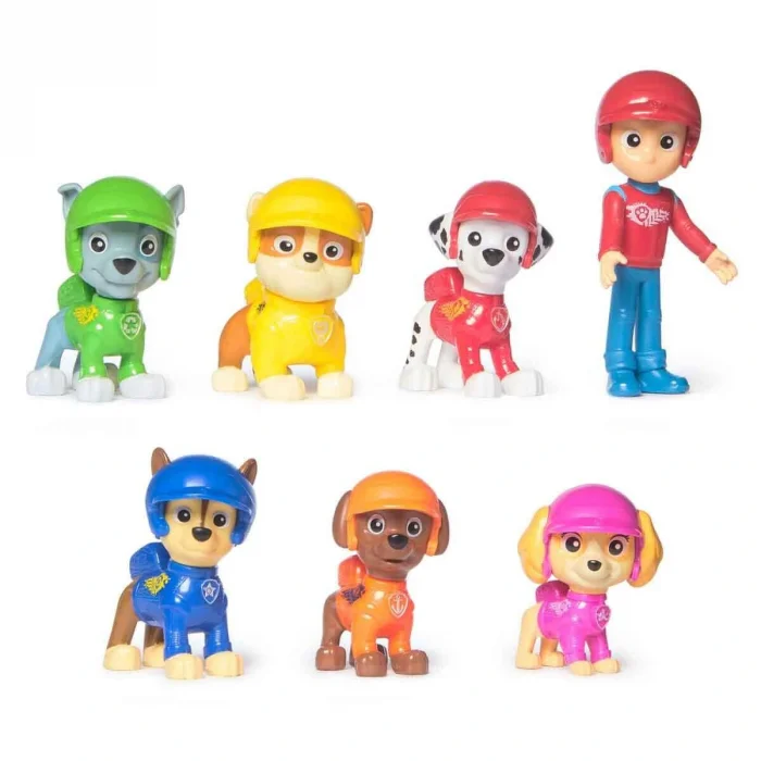 70443 Sun-spm-figür Set Paw Patrol Rescue Wheels Temalı 7li