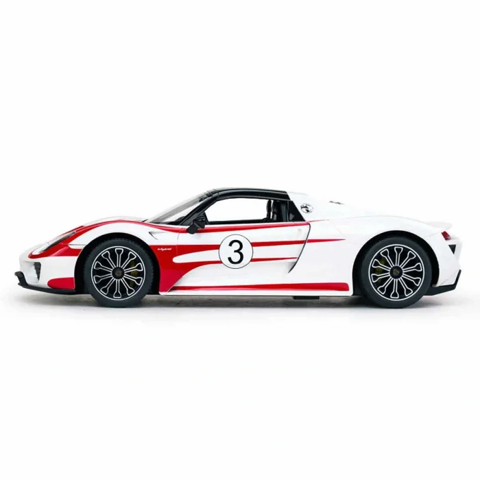 70710 1:14 Uzaktan Kumandalı Porsche 918 Spyder Weissach Işıklı Araba 32 Cm