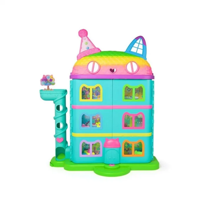70742 Gabbys Dollhouse Festival Evi Eğlenceli Müzikli Oyun Seti 63 Cm -spinmaster