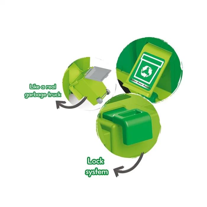 7120 Oyuncak Çöp Kamyonu Pencereli Kutuda