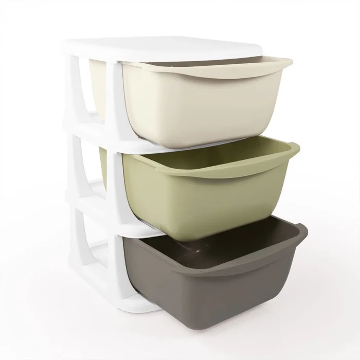 7130 3 Katlı 3 Çekmeceli Saklama Ünitesi -dolu Oyuncak