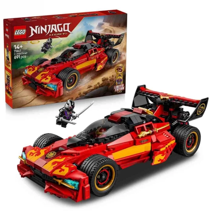 71867 Lego Ninjago X-1 Ninja Turbo Otomobili 15. Yıl Dönümü 691 Parça +14 Yaş