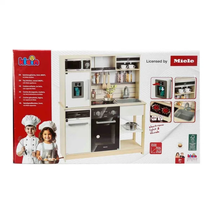 7188 Sun-klt-mıele Mutfak Set Ahşap Ocak Fırın Ses Işık