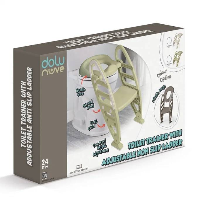 7243 Merdiven Klozet Adaptörü Stone Gri -dolu Oyuncak