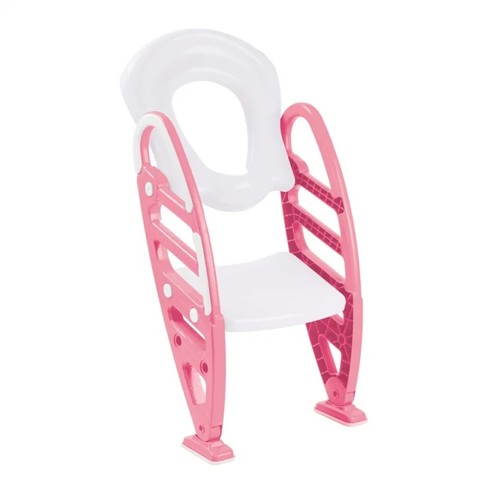 7250 Kaymaz Ayarlı Merdivenli Tuvalet Pembe -dolu