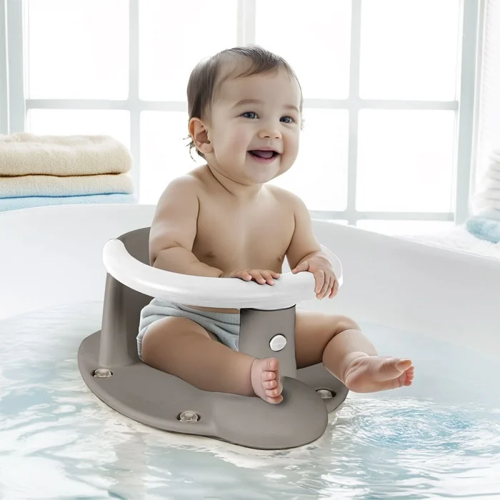 7468 Bebek Banyo Yıkama Oturağı Stone Gri