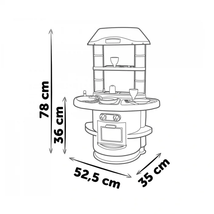 7600312700 Smoby Nova Mutfak Oyun Seti +18 Ay