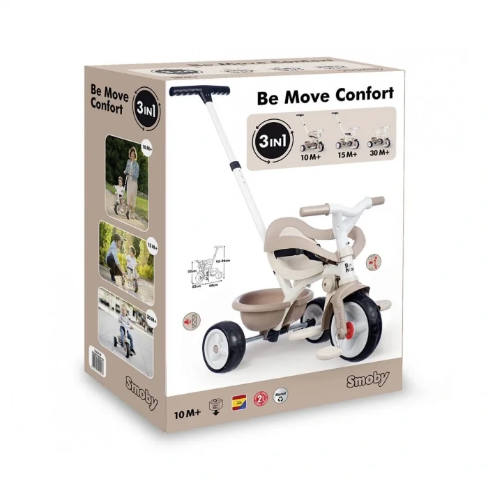 7600740418 Be Move Comfort Tricycle Beige