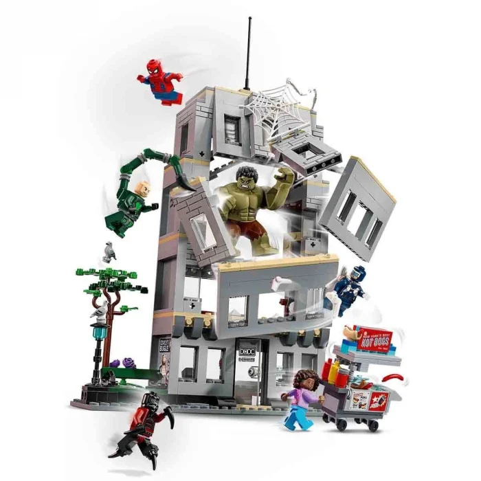 76350 Lego Marvel Spider-man Ve Hulkın Destansı Çarpışması 534 Parça +8 Yaş