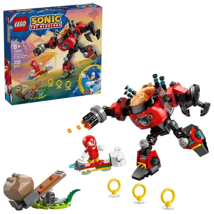 77005 Lego Sonic -knuckles Dr. Eggmanın Robotuna Karşı 350 Parça +8 Yaş