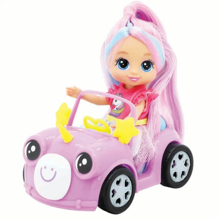 81121 Sun-fnv-mnk-bbk-dreameez Unıcorn Arabalı Bebek 4a