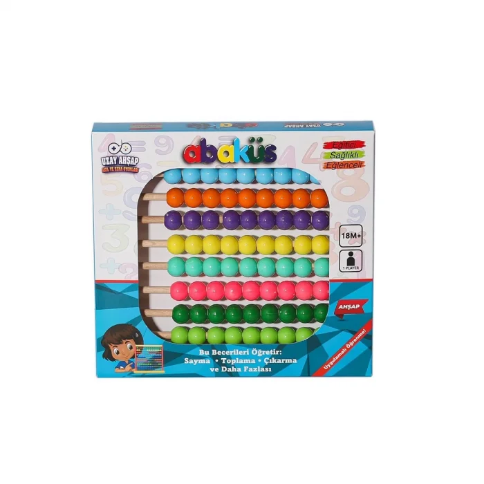 8455 Ahşap Ayaksız Abaküs