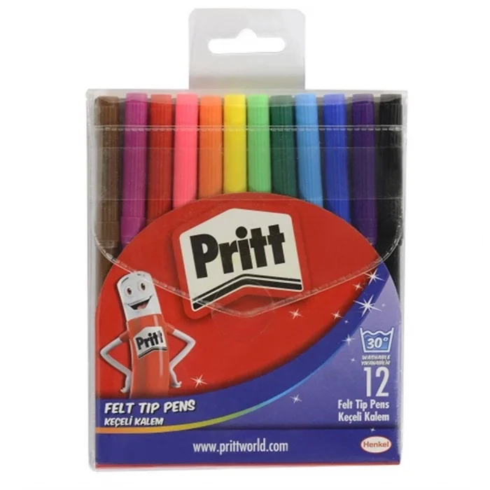 PRITT KEÇELİ KALEM 12 RENK