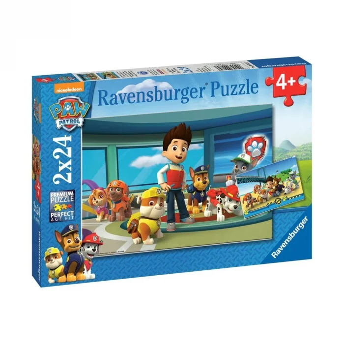 90853 Paw Patrol 2x24 Parça Ravensburger Puzzle