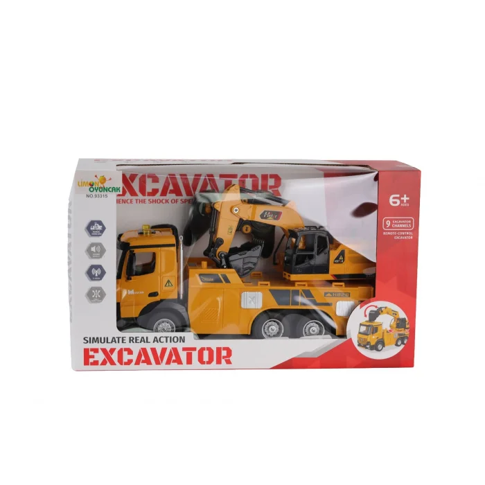 93315 Şarjlı Kumandalı 9 Kanallı İş Makinesi