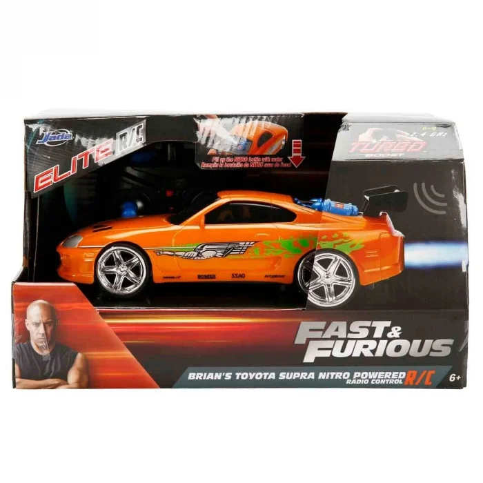 9462 Sun-sım-jda-rc Araba 1 24 Fast Furıous Brıans Toyota Supra Nıtro Powered