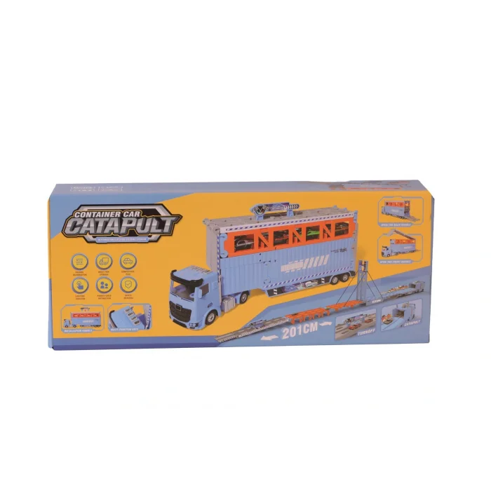 9909 Konteynır Kutulu Metal Araba