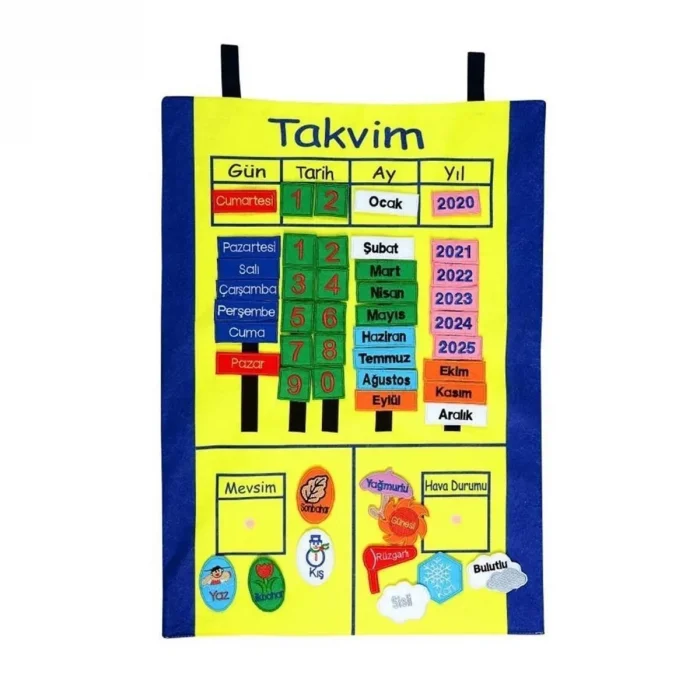 And-5121 Cırtlı Takvim Pano