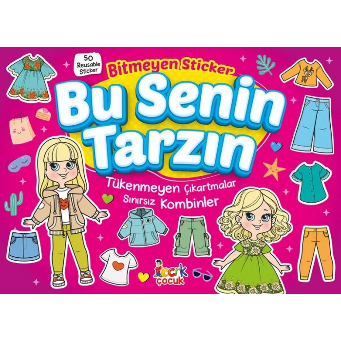 BICIRIK BITMEYEN STICKER BU SENIN TARZIN 50 CIKARTMA