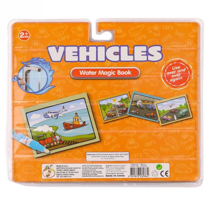Bk013 Sihirli Boyama Kitabım -gepettoys