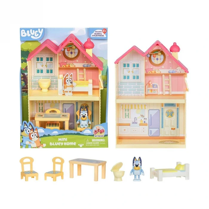 Bluey 17614 Bluey Mini Ev Ve Figür Oyun Seti