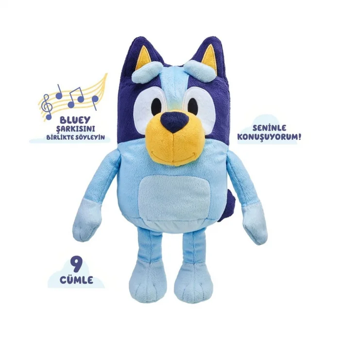 Bluey 17631 Bluey Türkçe Konuşan 35 Cm Pelüş Figür