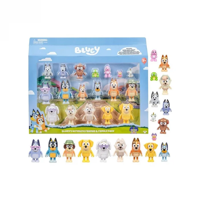 Bluey 19116 Bluey Ultimate Aile Ve Arkadaş 18li Figür Set