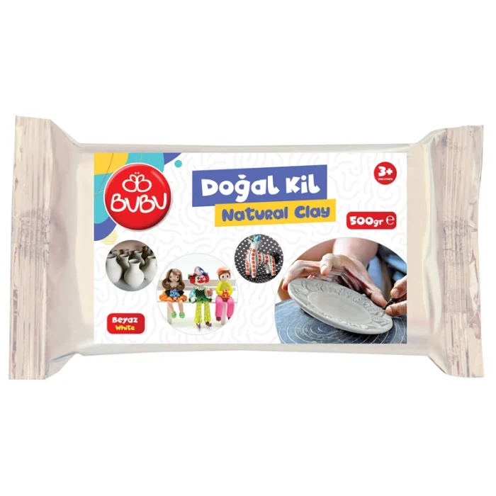BU-BU SERAMİK HAMURU BEYAZ 500GR