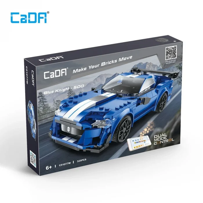 C51077w Cada Blue Knight Blok Seti 325 Parça -vagon Life