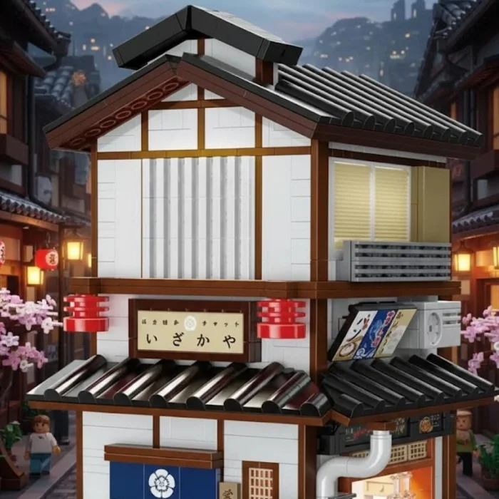 C66019w Cada Japon Sokak Manzarası 1195 Parça Block Oyuncak