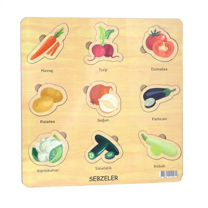 Cc Oyuncak, Memo 32x32 Eğitici Şekiller - 6 Assorti