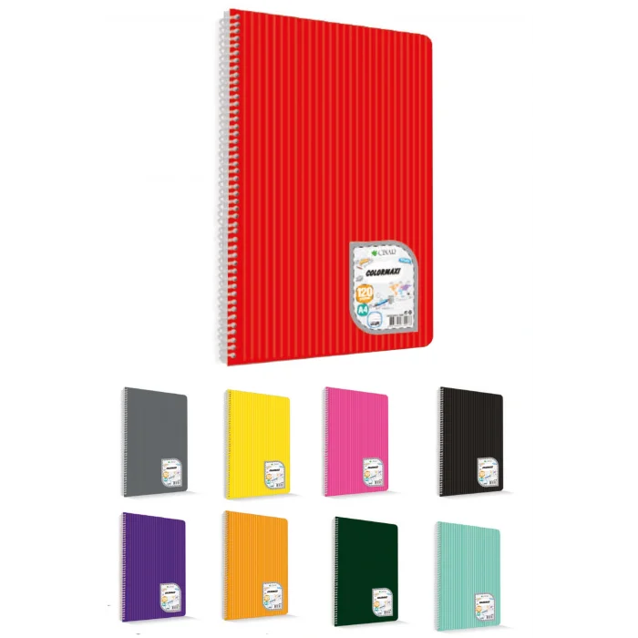 Çınar Defter Spiralli (Telli) Pp Kapak 2 Ortalı 96 Yaprak Kareli A5 Küçük