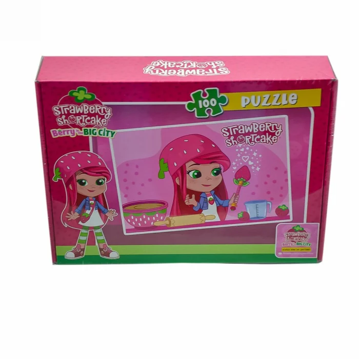Ck7879 Çilek Kız 100 Parça Kutu Puzzle-utku
