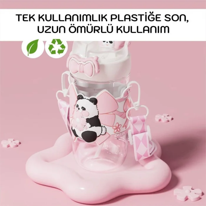D2518 Dıller 580 Ml Boyun Askılı Trıtan Su Matarası