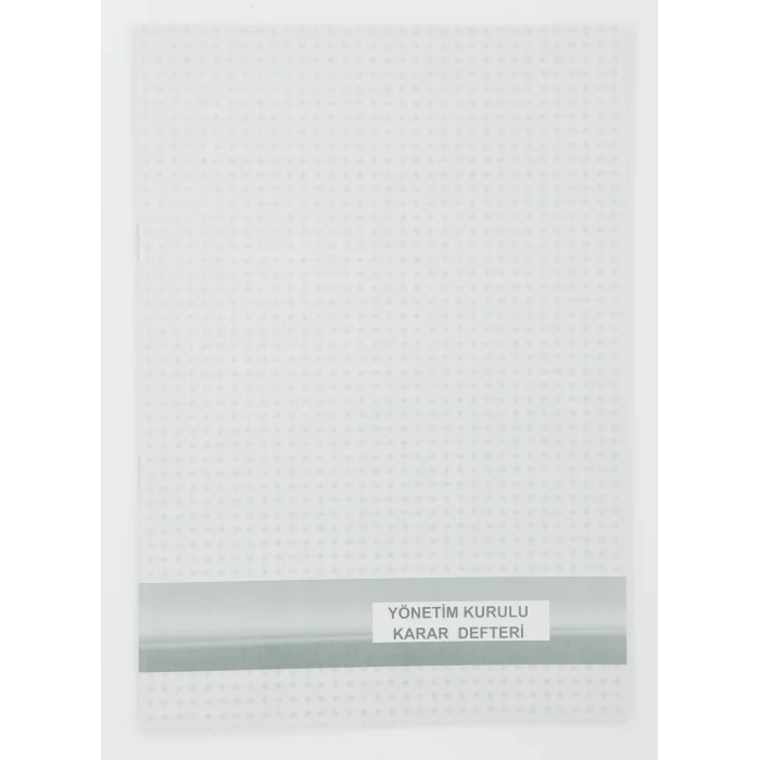 DİLMAN YÖNETİM KURUL KARAR DEFTERİ NUMARALI 40YP