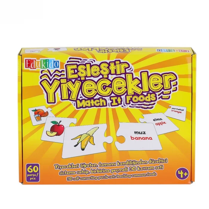 Edu-1002 Eşleştir Yiyecekler -chiva