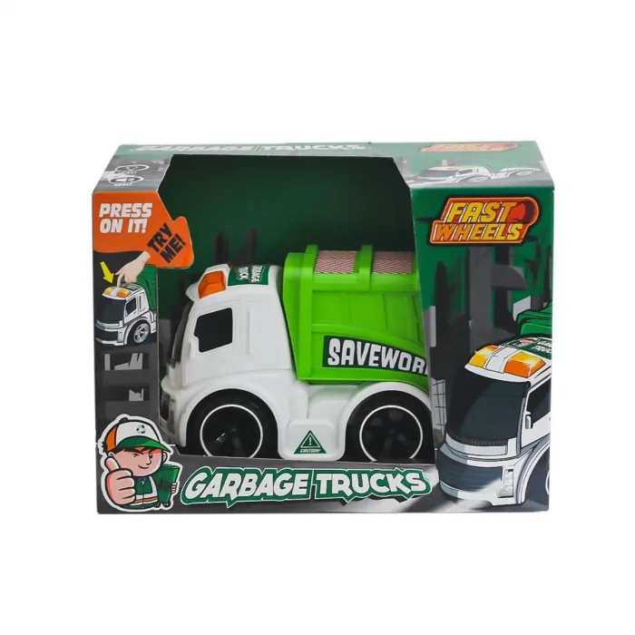 Er-244 Fast Wheels Çöp Kamyonu -erdem Oyuncak
