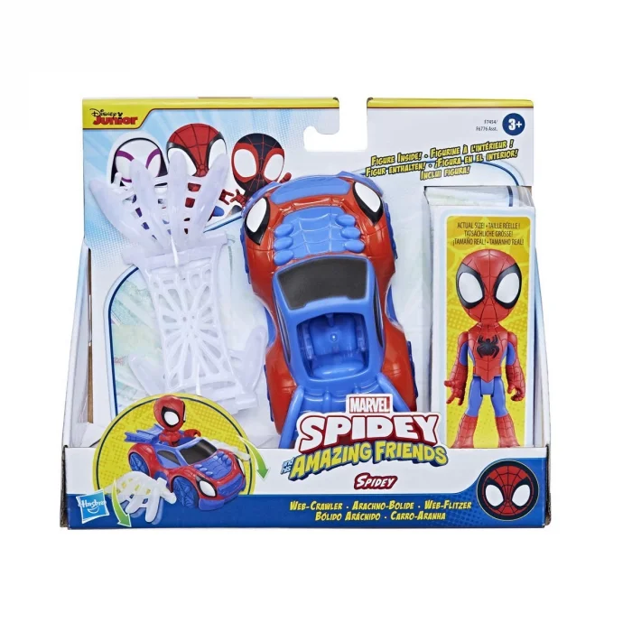 F6776 Spidey Ve İnanılmaz Arkadaşları - Araç Ve Figür +3 Yaş