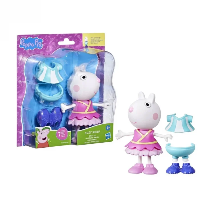 F8859 Peppa Pig Ve Ailesi Kıyafetli Figür Seti +3 Yaş