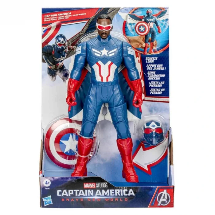 F9298 Marvel - Captain America Brave New World Flight Mode Aksiyon Figürü 30 Cm