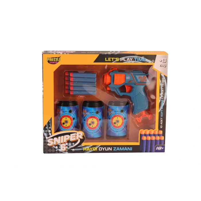 Fab 5909 Kutulu 3 Hedefli Sniper 6 Dart Atıcı