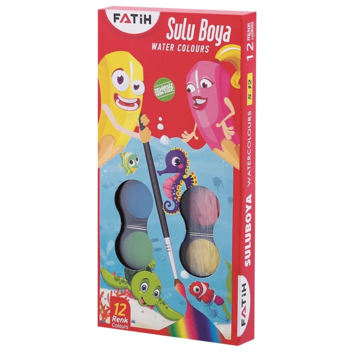 FATİH SULU BOYA 12 Lİ S12